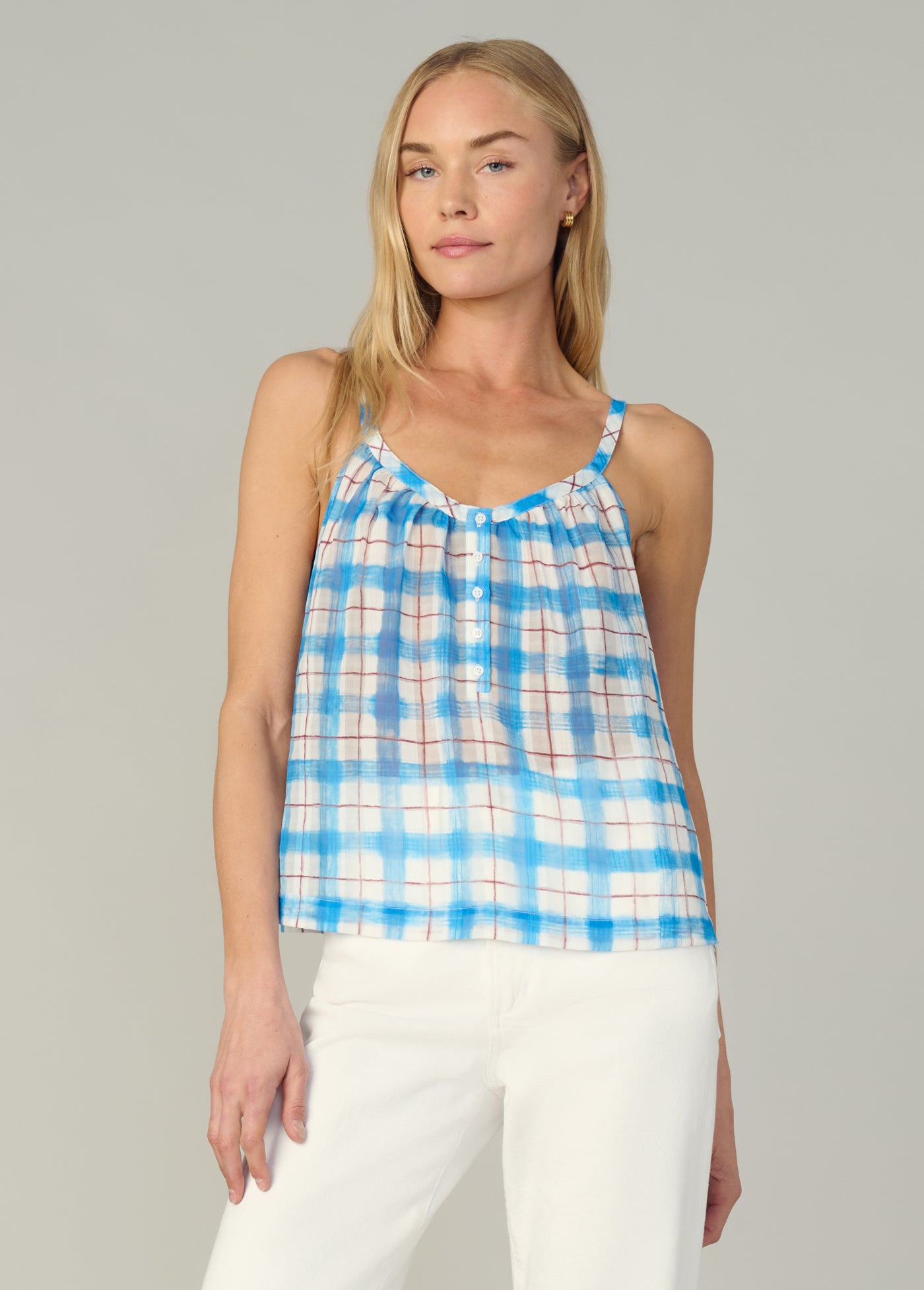 THE CHARLIE SLEEVELESS BLOUSE